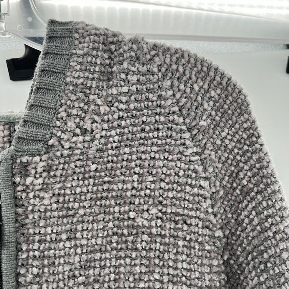 Carbon 2 Cobalt Women's Textured Hoodie 1/4 Zip Gray Size Medium - Picture 4 of 8